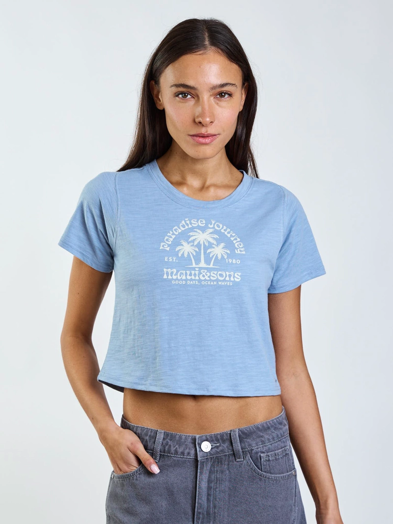 POLERA MC DUNA AZUL MUJER MAUI AND SONS - 1