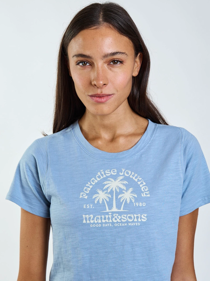 POLERA MC DUNA AZUL MUJER MAUI AND SONS - 4