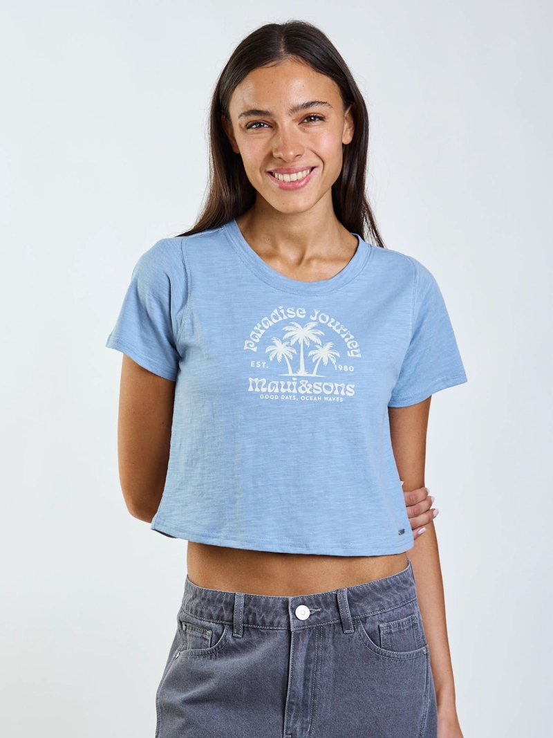 POLERA MC DUNA AZUL MUJER MAUI AND SONS - 6