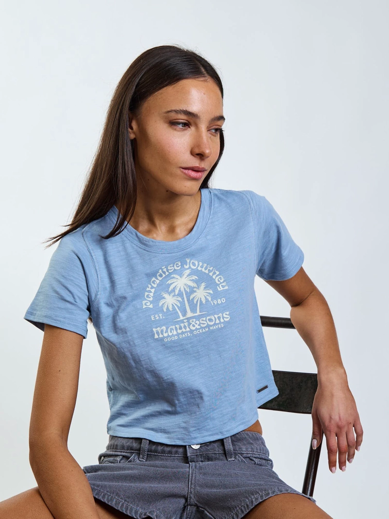 POLERA MC DUNA AZUL MUJER MAUI AND SONS - 7