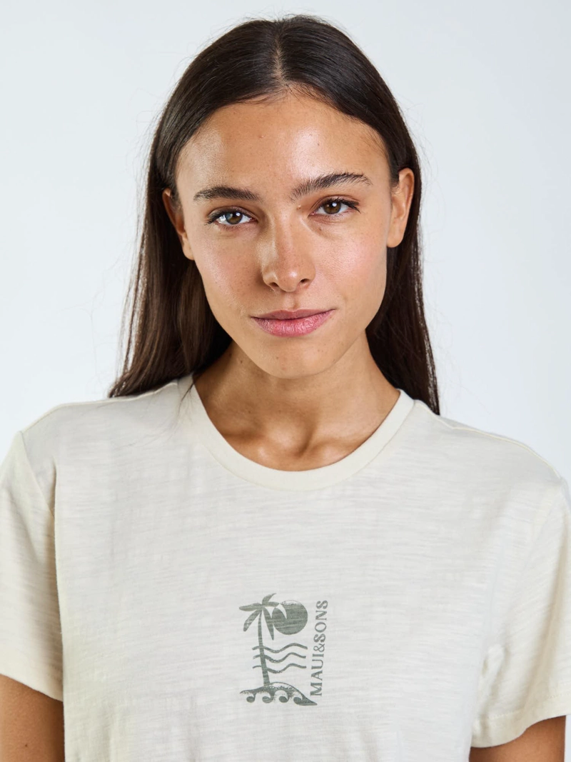POLERA MC NIVA BEIGE MUJER MAUI AND SONS - 5