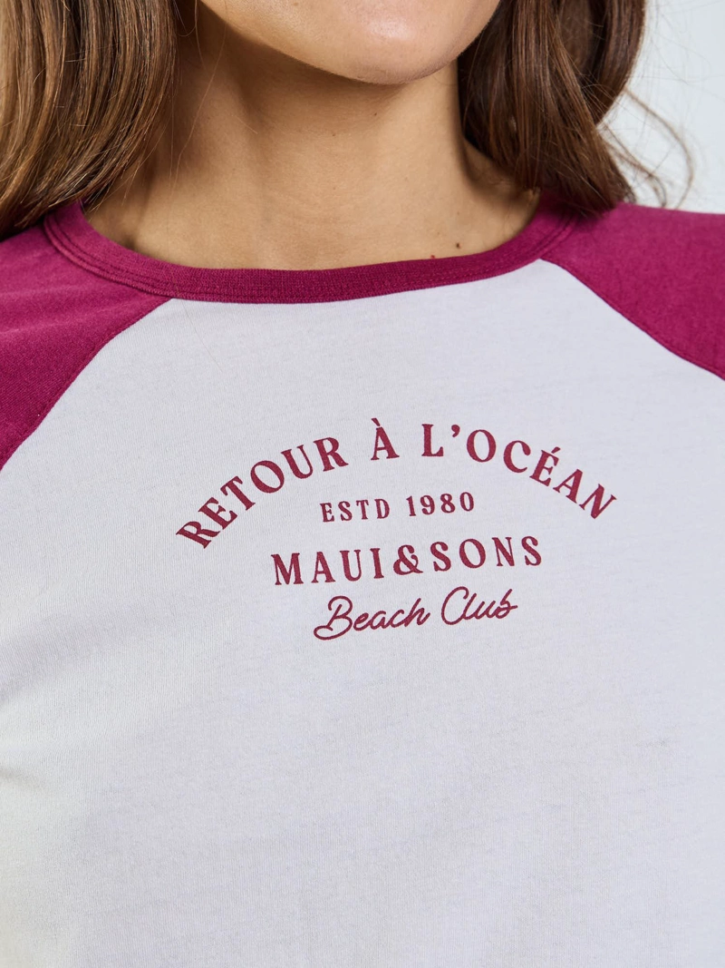 POLERA MC SENA BURDEO MUJER MAUI AND SONS - 5