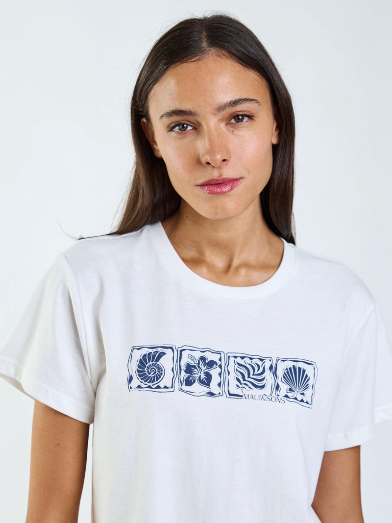 POLERA MC NOMA BLANCO MUJER MAUI AND SONS - 4