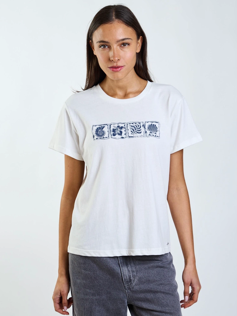 POLERA MC NOMA BLANCO MUJER MAUI AND SONS - 6
