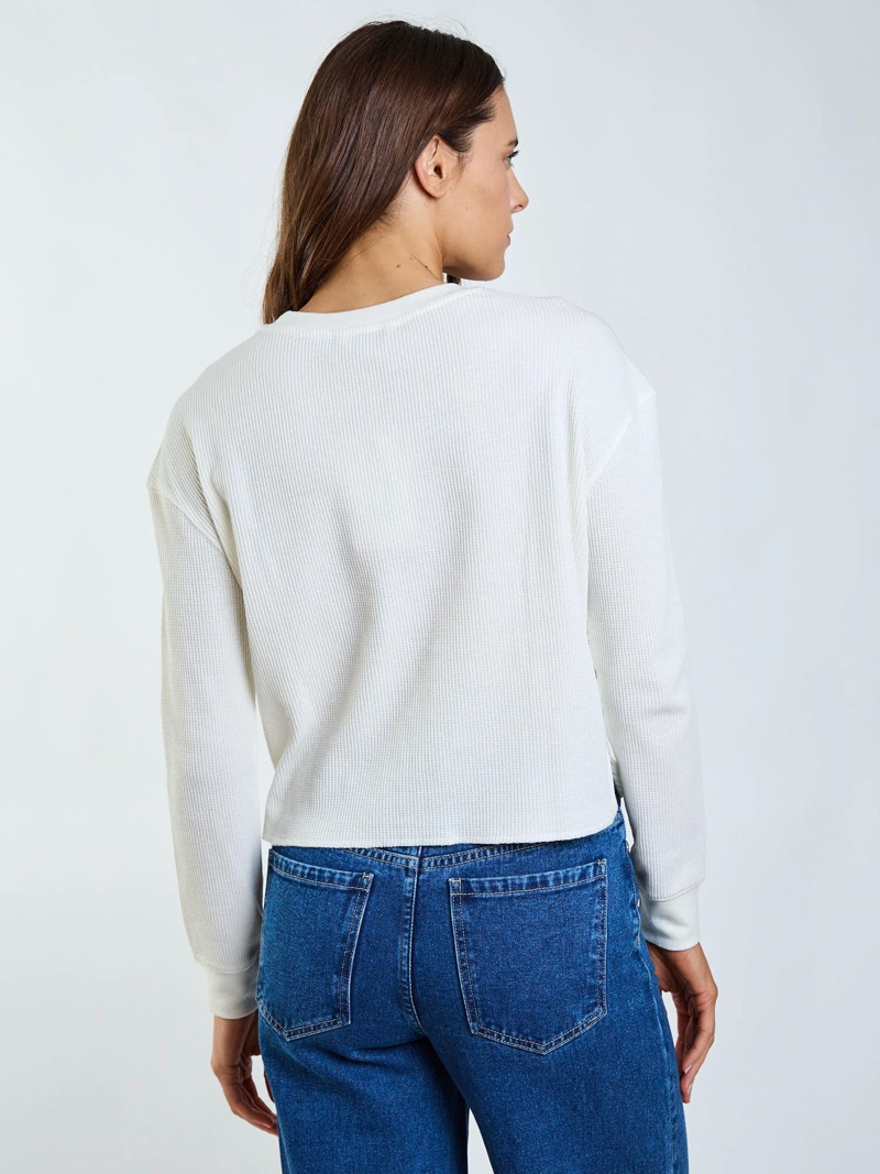 POLERA ML NELI BEIGE MUJER MAUI AND SONS - 2