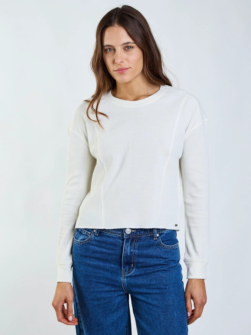 POLERA ML NELI BEIGE MUJER MAUI AND SONS - 6