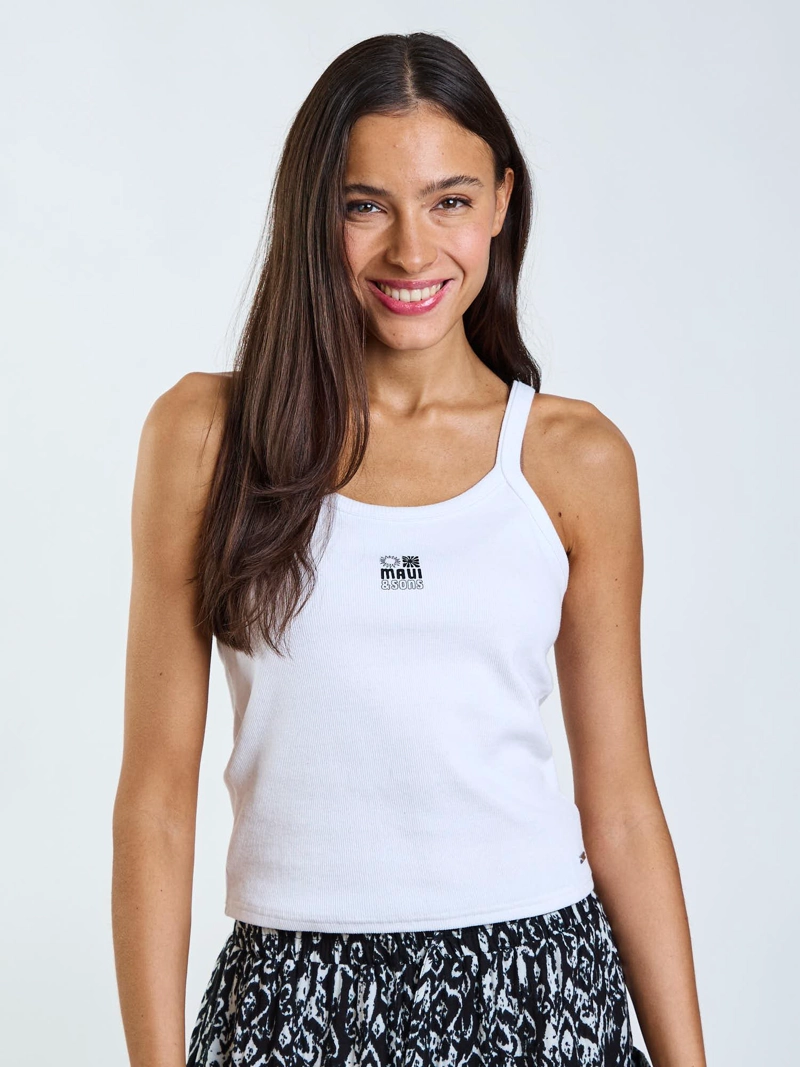POLERA SM SIENNA BLANCO MUJER MAUI AND SONS - 1