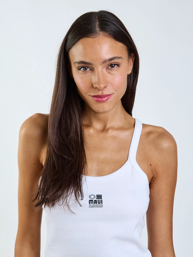 POLERA SM SIENNA BLANCO MUJER MAUI AND SONS - 4