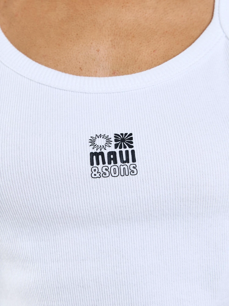 POLERA SM SIENNA BLANCO MUJER MAUI AND SONS - 5