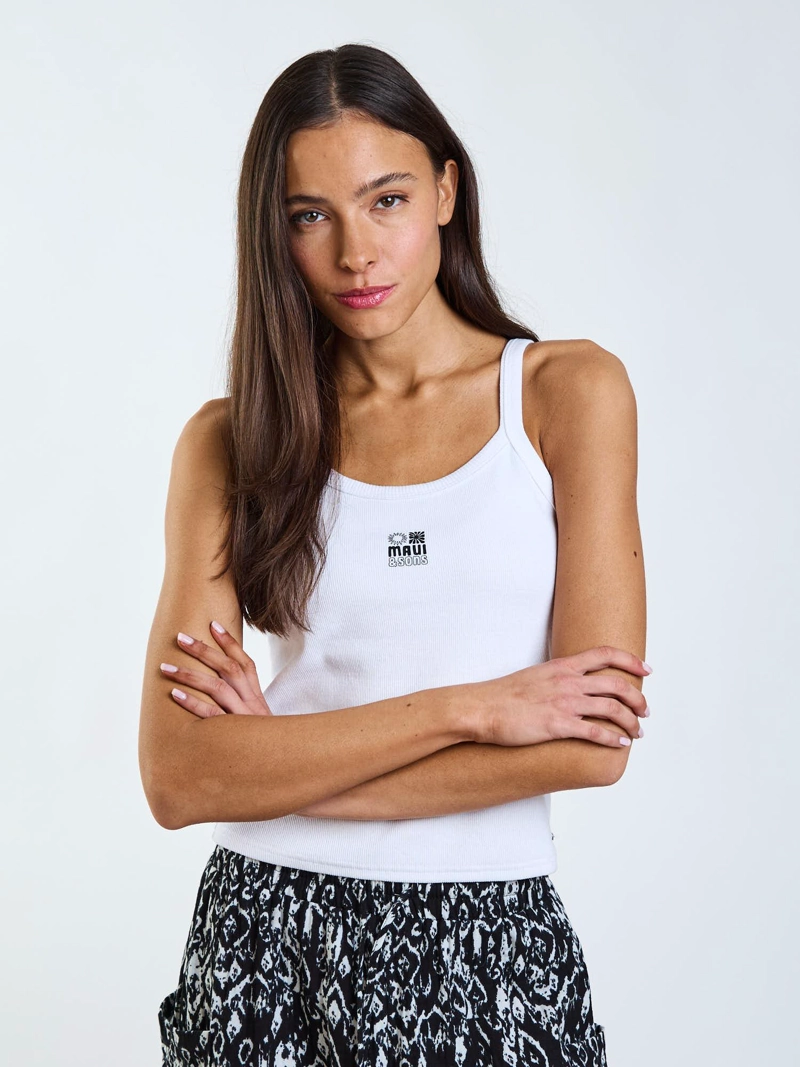 POLERA SM SIENNA BLANCO MUJER MAUI AND SONS - 6