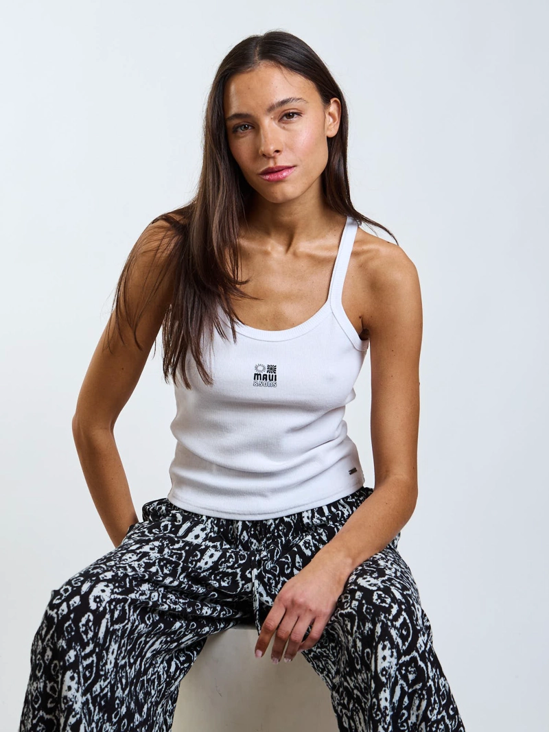 POLERA SM SIENNA BLANCO MUJER MAUI AND SONS - 7