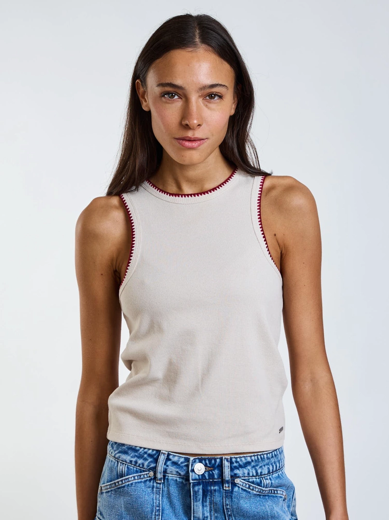 POLERA SM ZURI BEIGE MUJER MAUI AND SONS - 1