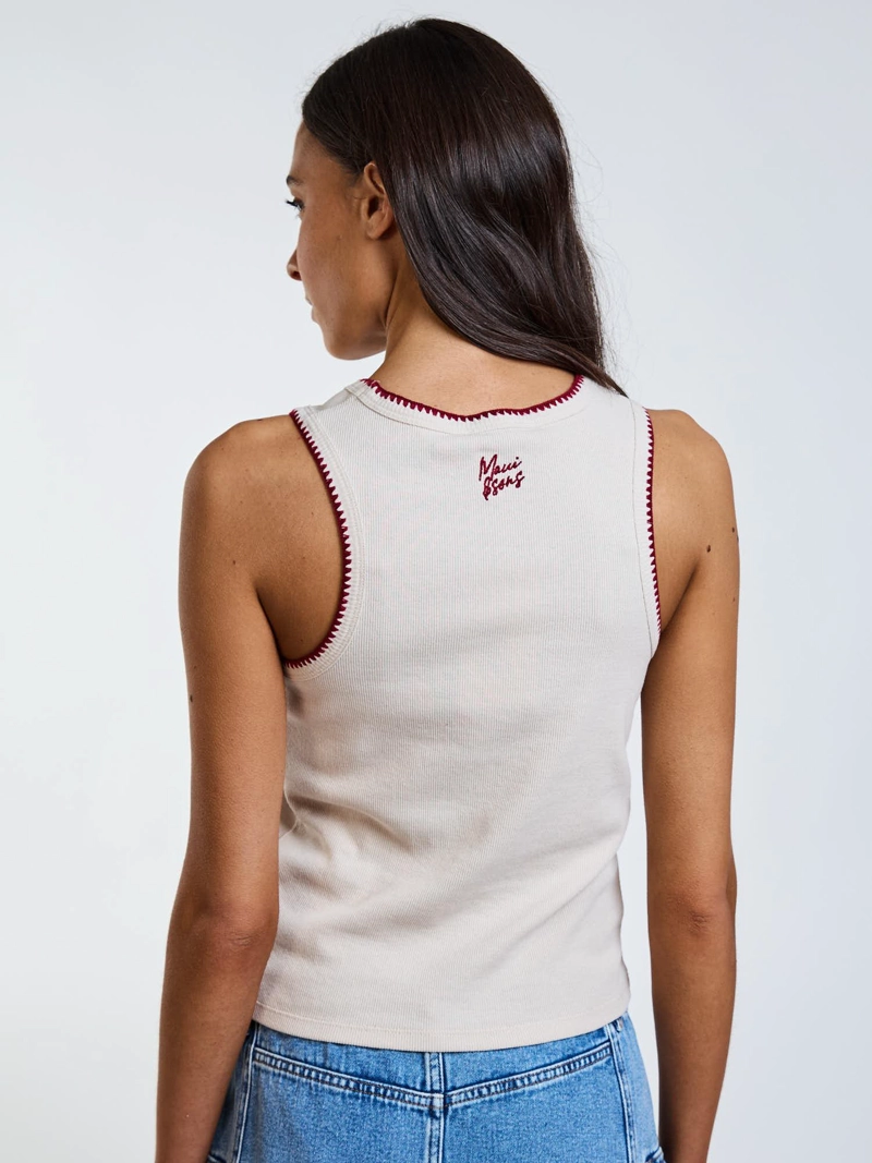 POLERA SM ZURI BEIGE MUJER MAUI AND SONS - 2