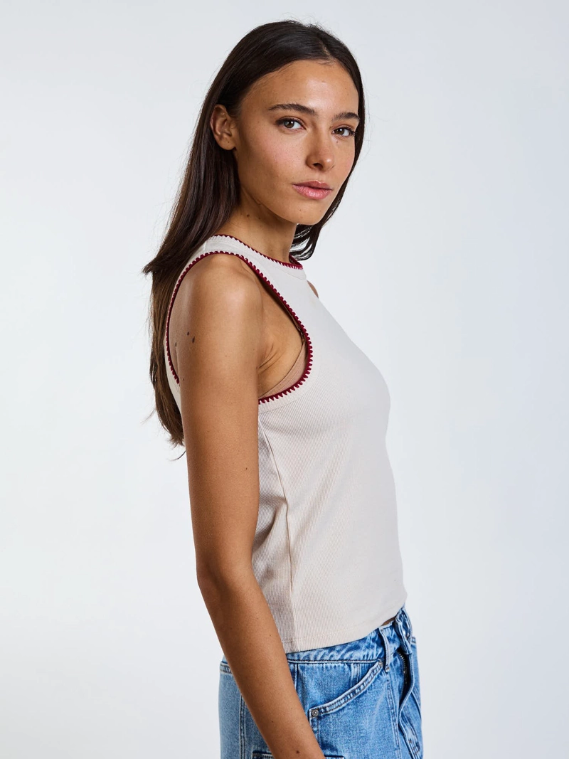 POLERA SM ZURI BEIGE MUJER MAUI AND SONS - 3