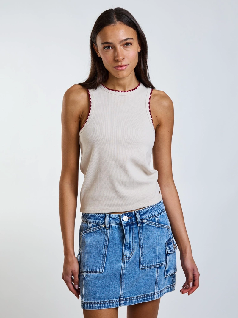 POLERA SM ZURI BEIGE MUJER MAUI AND SONS - 6