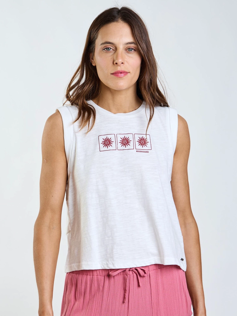 POLERA SM ELEN BLANCO MUJER MAUI AND SONS - 1
