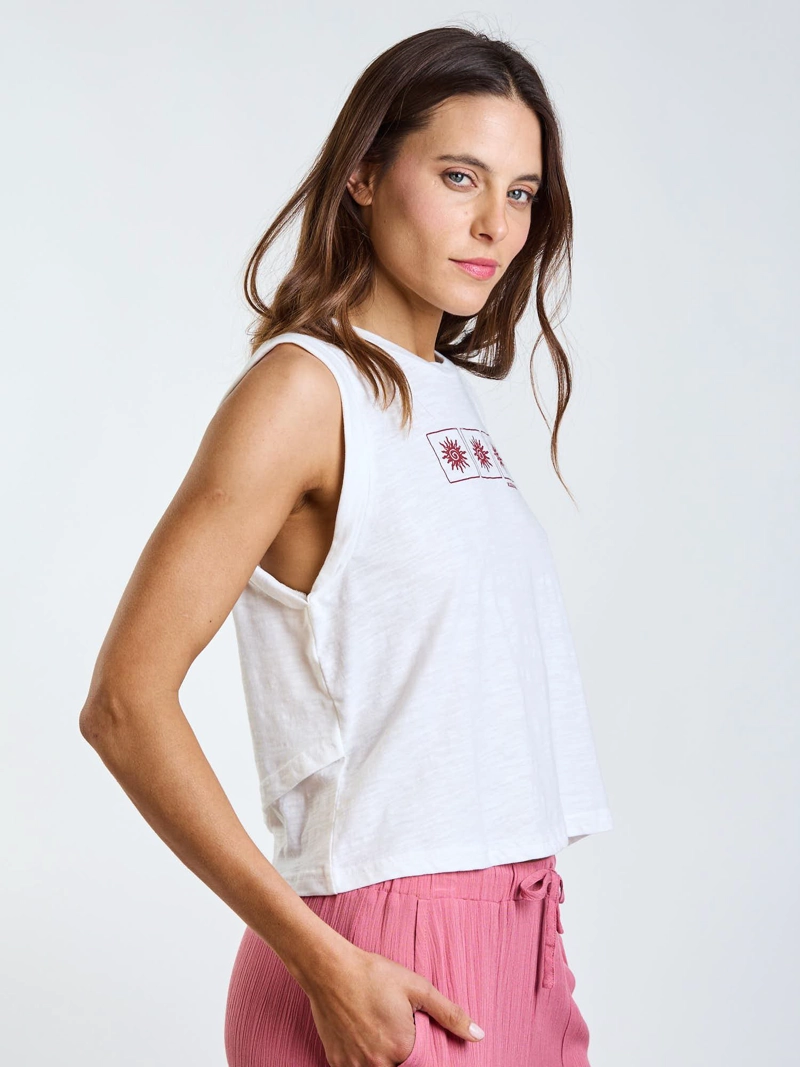 POLERA SM ELEN BLANCO MUJER MAUI AND SONS - 3