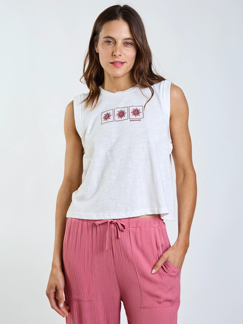 POLERA SM ELEN BLANCO MUJER MAUI AND SONS - 6