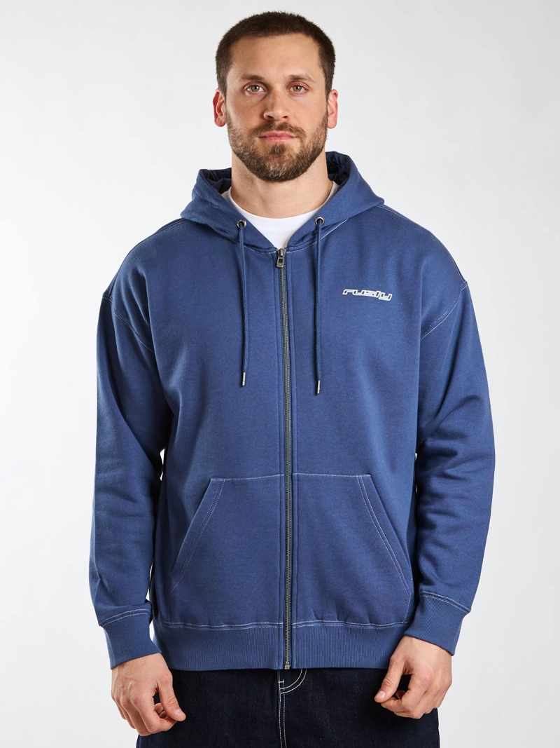 POLERON FZ SCRAMBLED CHANNEL AZUL HOMBRE RUSTY - 1