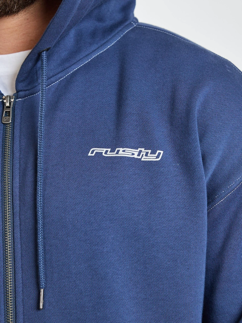 POLERON FZ SCRAMBLED CHANNEL AZUL HOMBRE RUSTY - 6