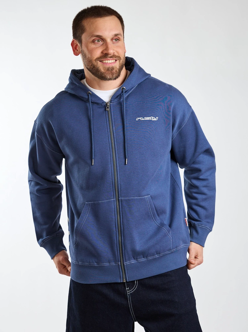 POLERON FZ SCRAMBLED CHANNEL AZUL HOMBRE RUSTY - 7