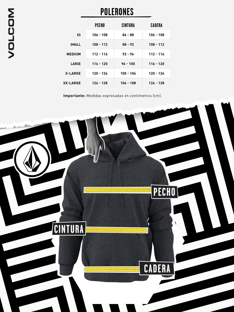 POLERON HZ CATALYST NEGRO HOMBRE VOLCOM - 9
