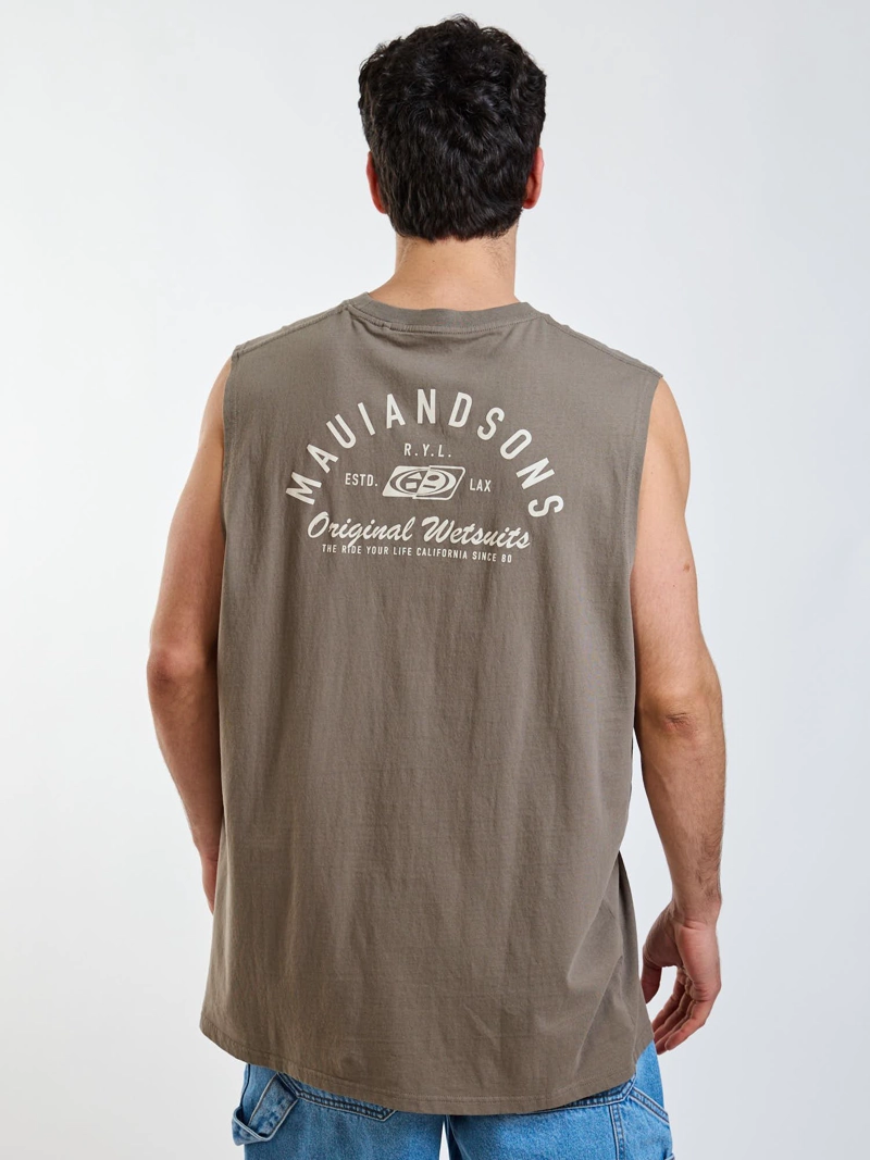 POLERA SM BREAKER VERDE HOMBRE MAUI AND SONS - 2