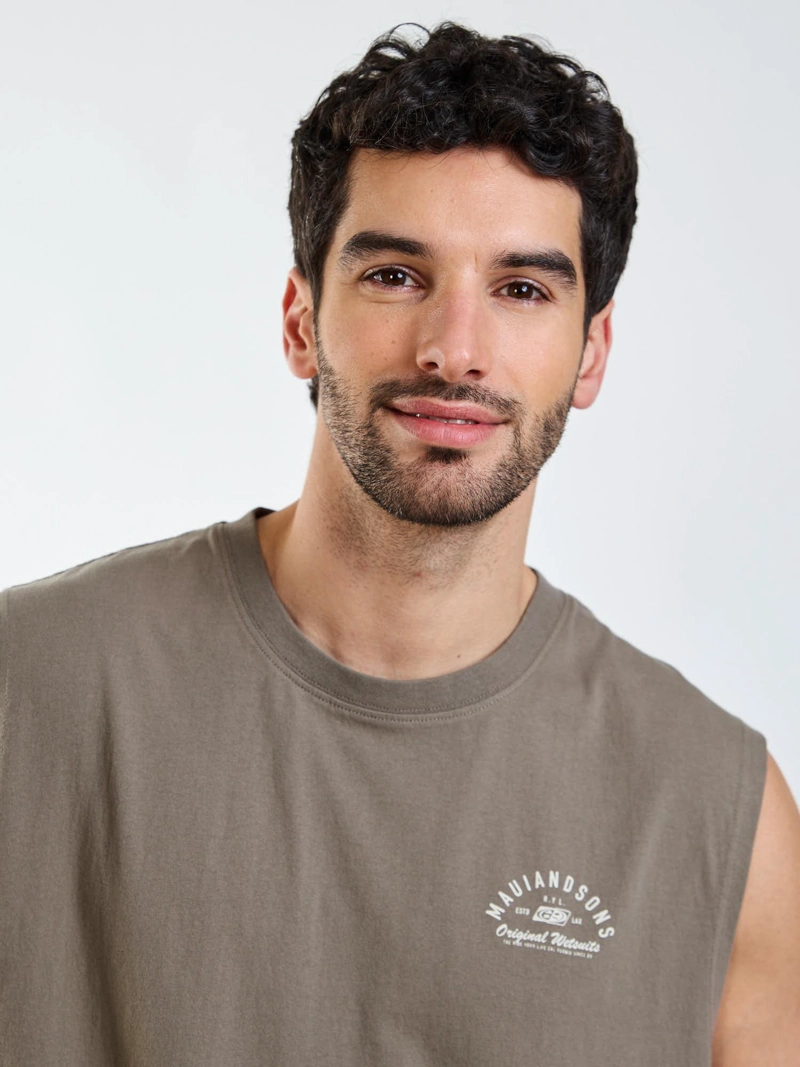 POLERA SM BREAKER VERDE HOMBRE MAUI AND SONS - 5