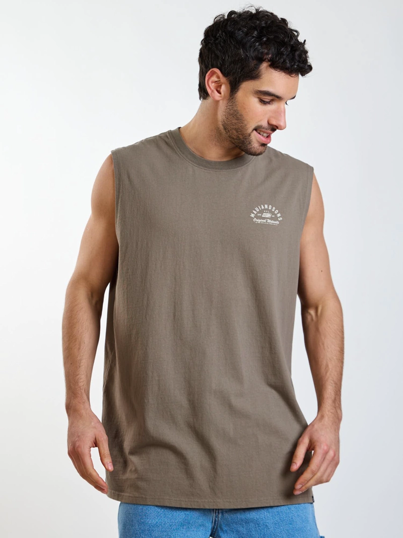 POLERA SM BREAKER VERDE HOMBRE MAUI AND SONS - 7