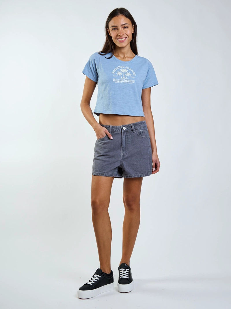 SHORT JEANS KAI GRIS MUJER MAUI AND SONS - 6