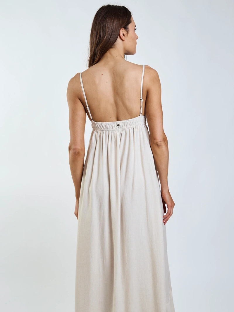 VESTIDO FALE SIA BEIGE MUJER MAUI AND SONS - 2