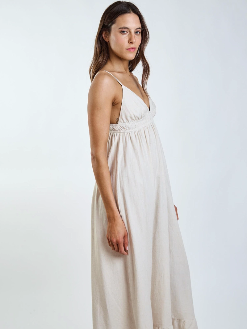VESTIDO FALE SIA BEIGE MUJER MAUI AND SONS - 3
