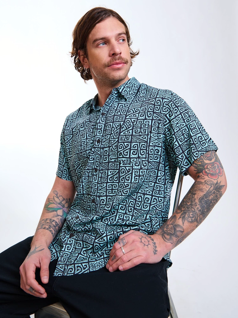CAMISA MC KAILO MULTICOLOR HOMBRE MAUI AND SONS - 7