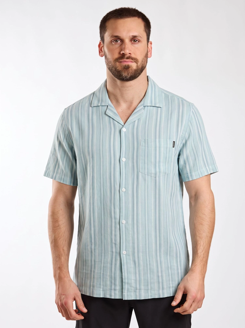CAMISA MC NALU CELESTE HOMBRE MAUI AND SONS - 1