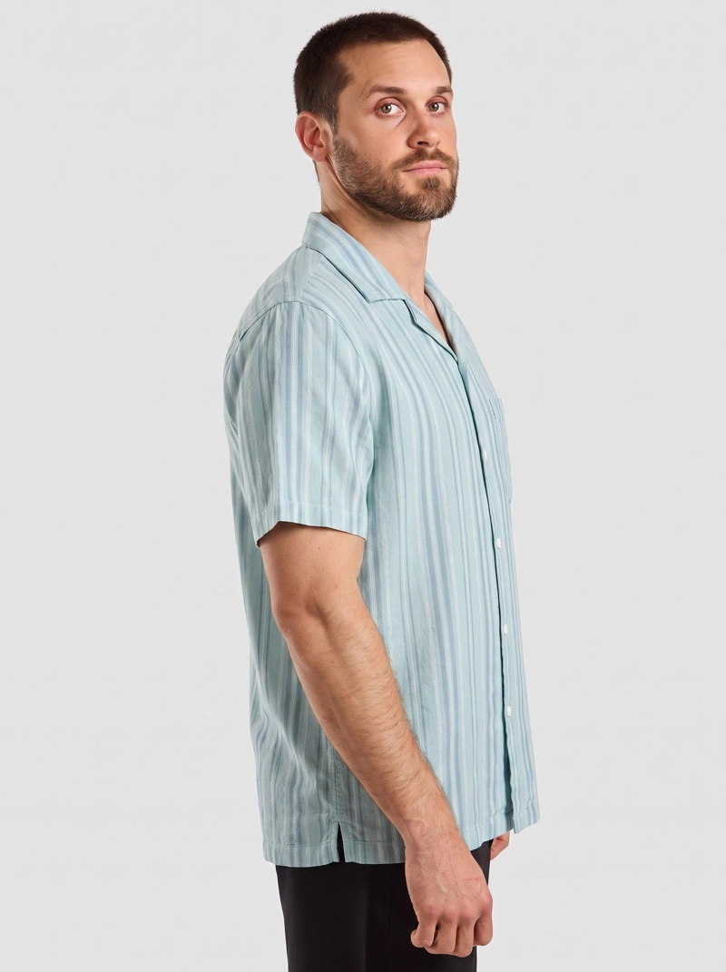 CAMISA MC NALU CELESTE HOMBRE MAUI AND SONS - 3