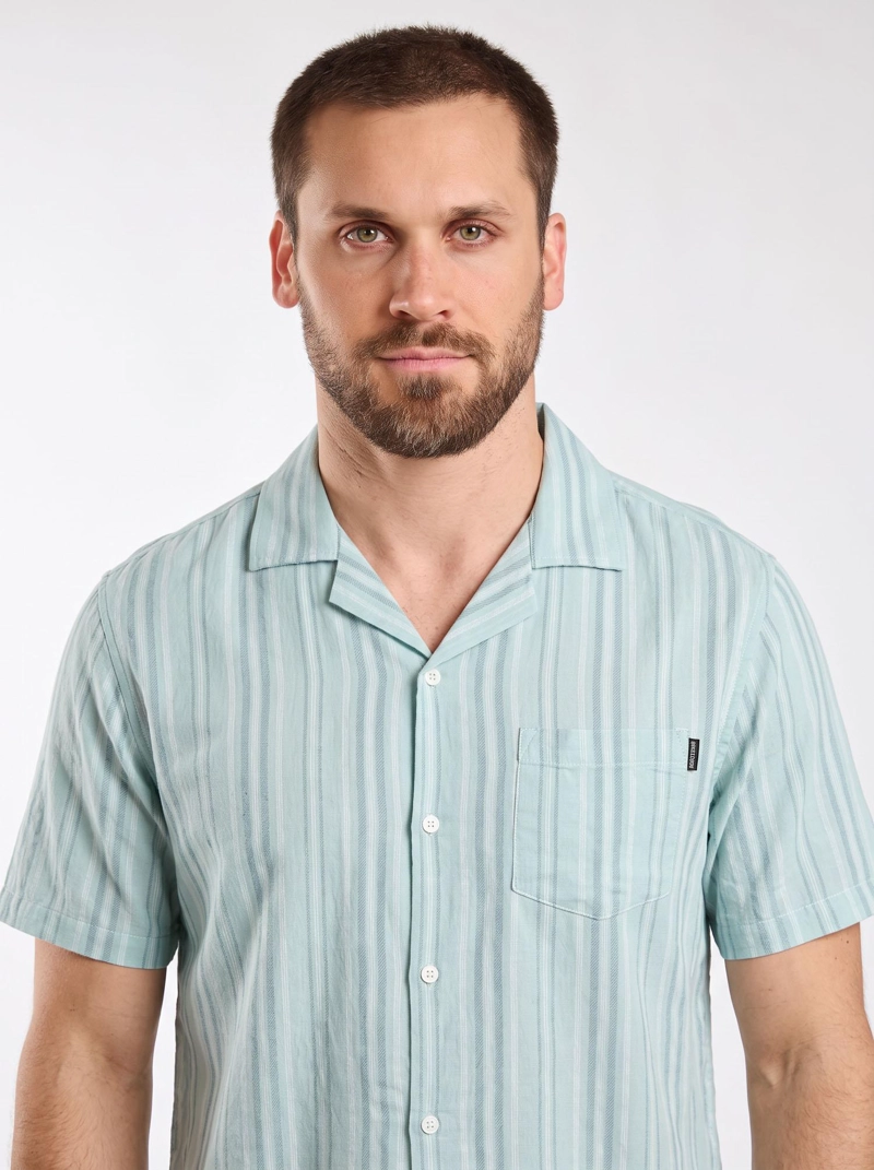CAMISA MC NALU CELESTE HOMBRE MAUI AND SONS - 4