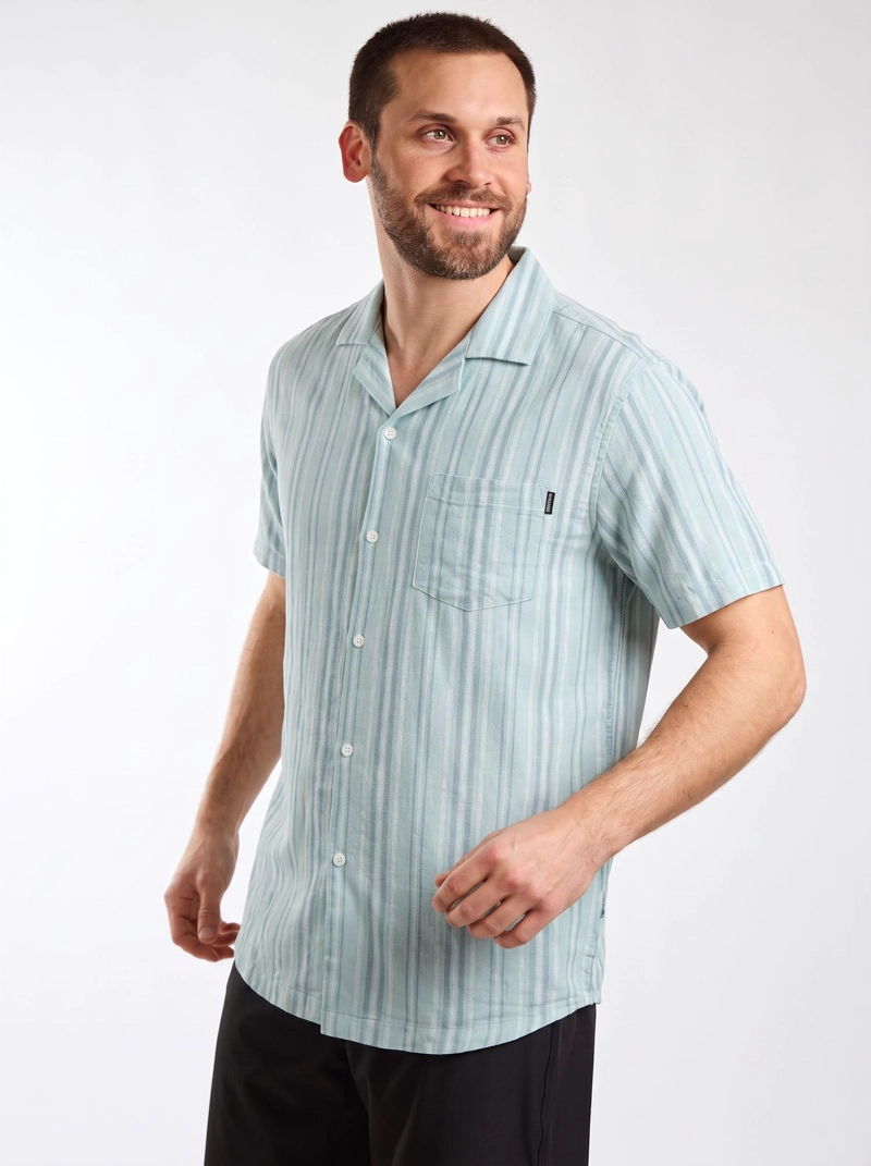 CAMISA MC NALU CELESTE HOMBRE MAUI AND SONS - 5