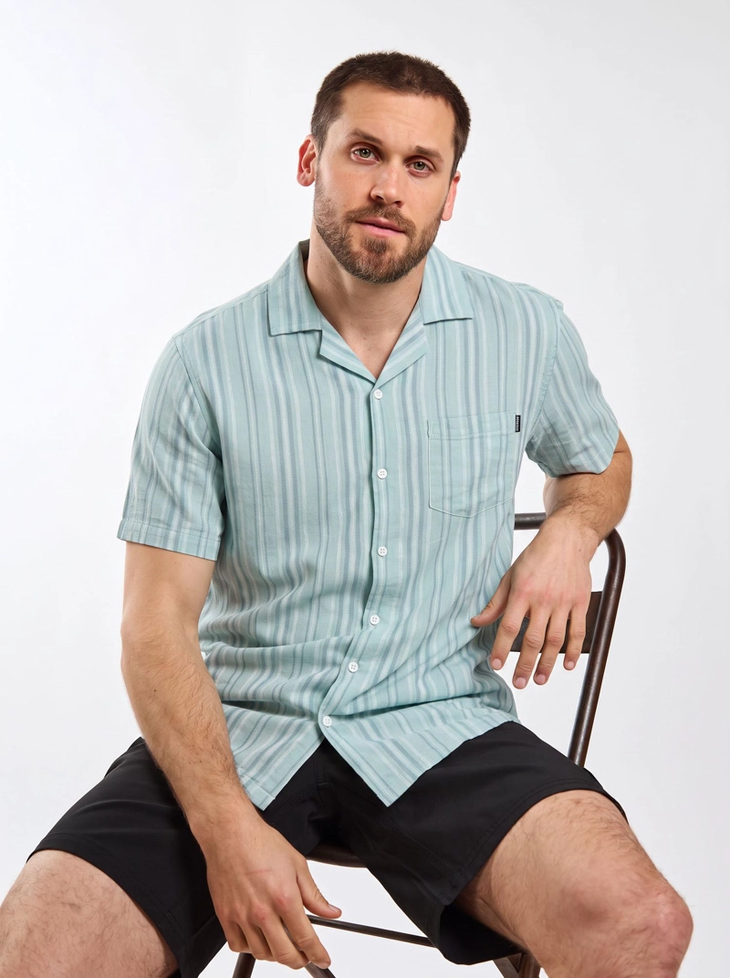 CAMISA MC NALU CELESTE HOMBRE MAUI AND SONS - 6