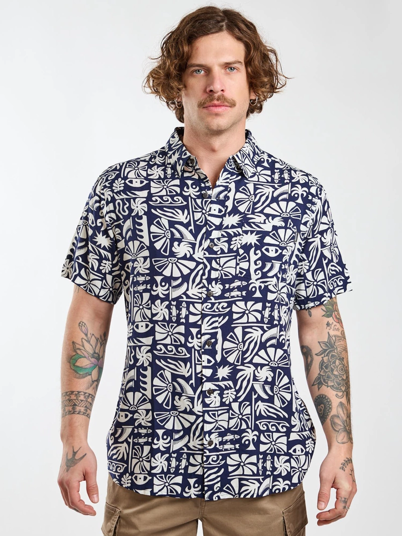 CAMISA MC MAUIKO MULTICOLOR HOMBRE MAUI AND SONS - 1