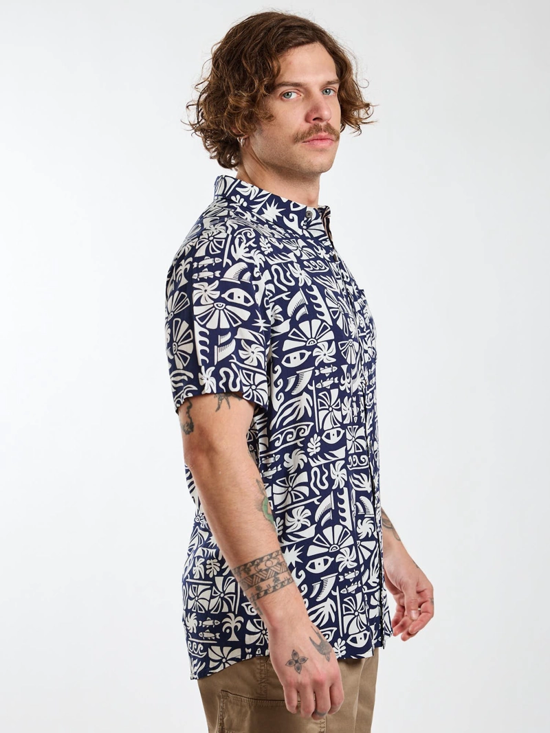 CAMISA MC MAUIKO MULTICOLOR HOMBRE MAUI AND SONS - 3
