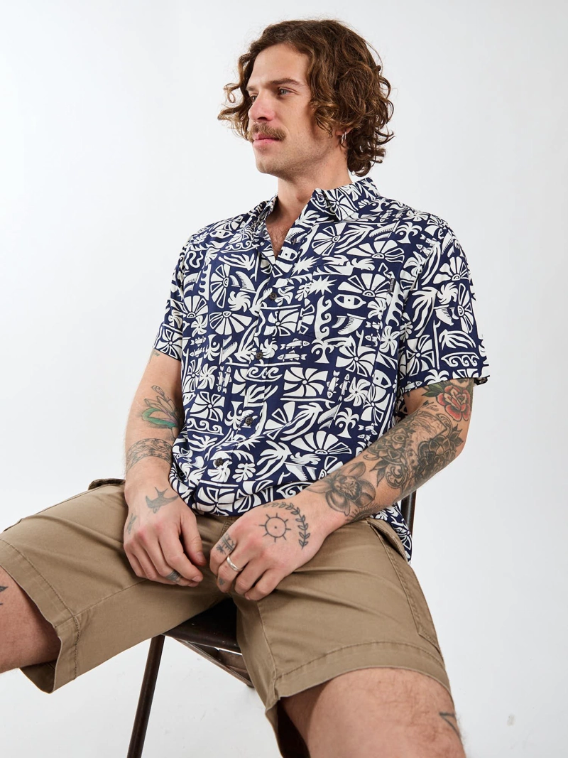 CAMISA MC MAUIKO MULTICOLOR HOMBRE MAUI AND SONS - 7
