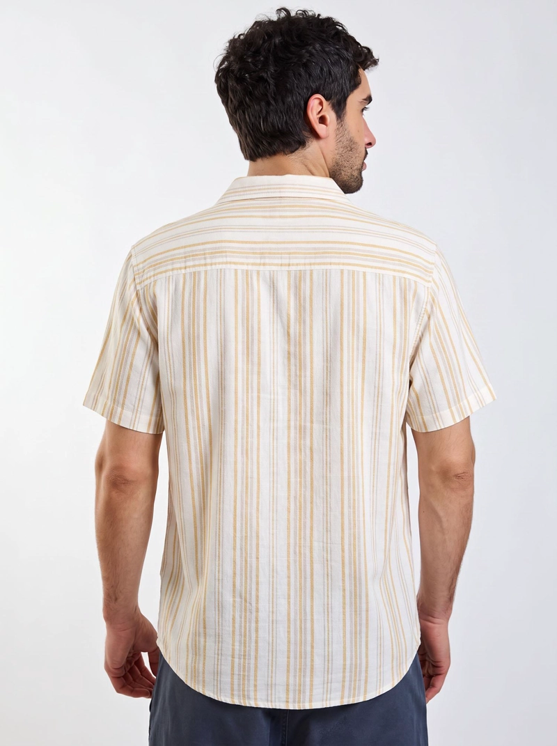 CAMISA MC NALU BEIGE HOMBRE MAUI AND SONS - 2