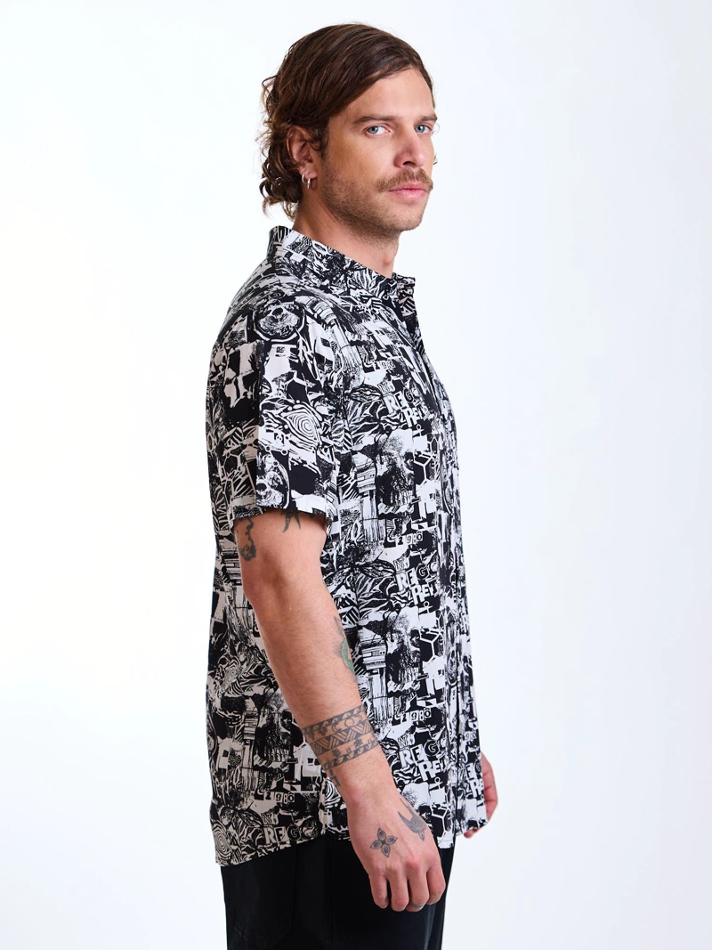 CAMISA MC BREEZY MULTICOLOR HOMBRE MAUI AND SONS - 3