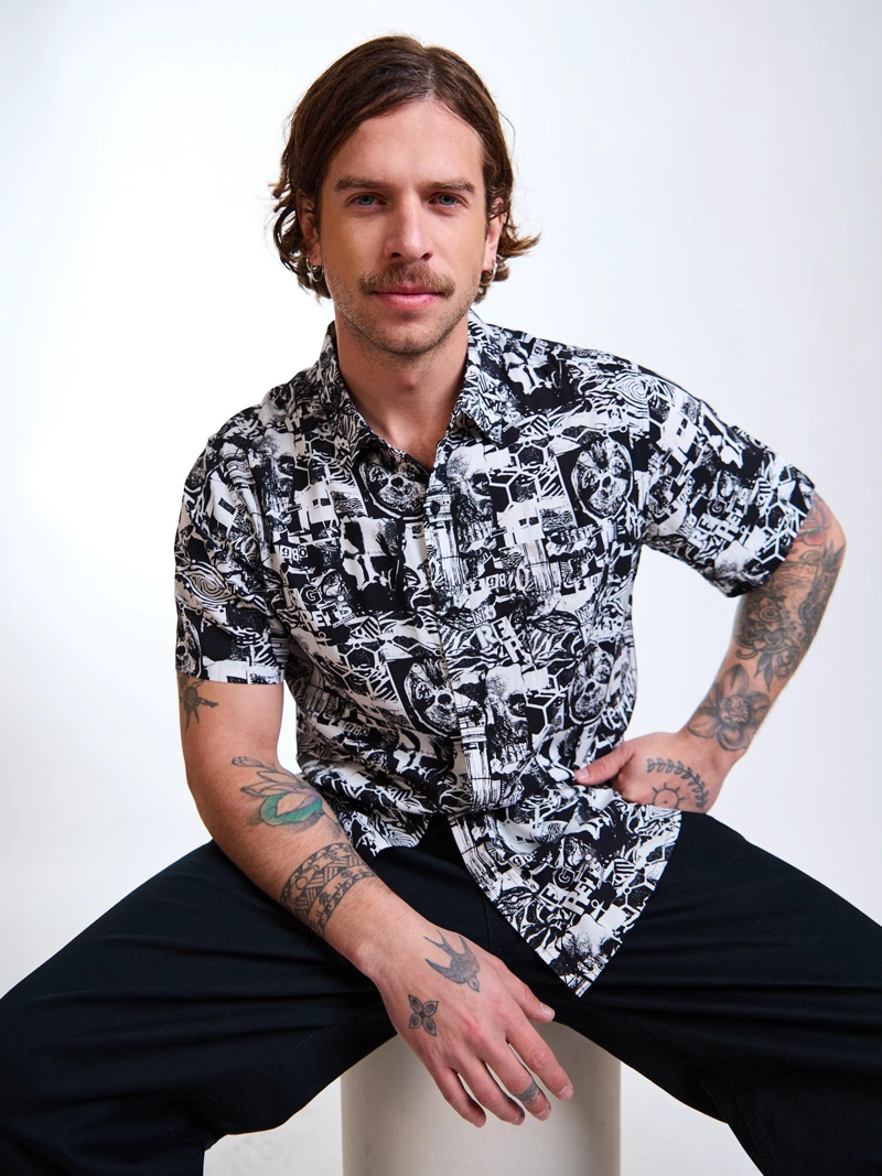 CAMISA MC BREEZY MULTICOLOR HOMBRE MAUI AND SONS - 7