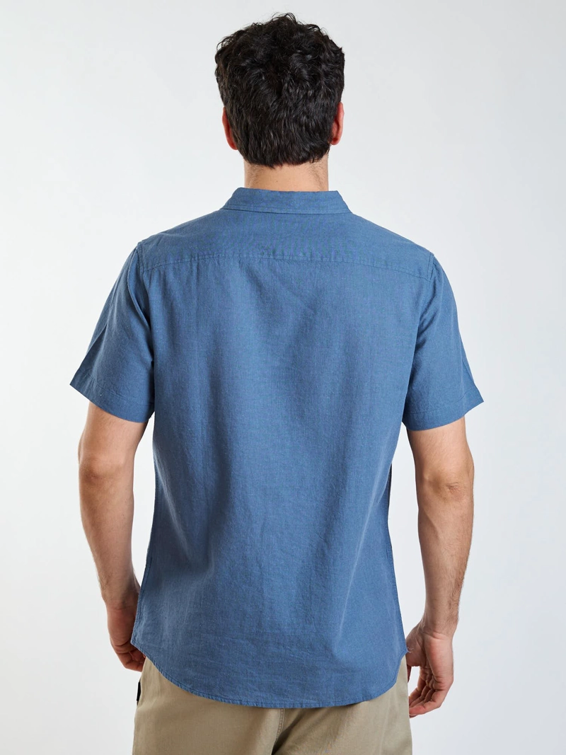 CAMISA MC KOA AZUL HOMBRE MAUI AND SONS - 2