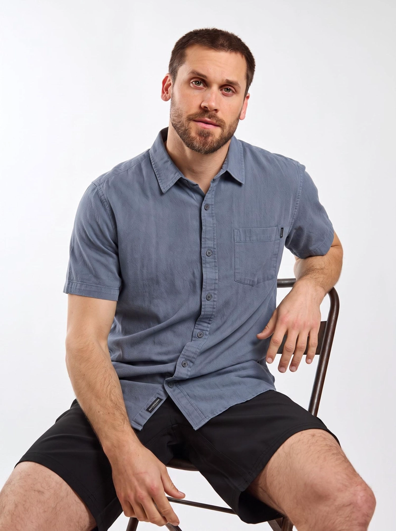 CAMISA MC ALOHA CELESTE HOMBRE MAUI AND SONS - 6