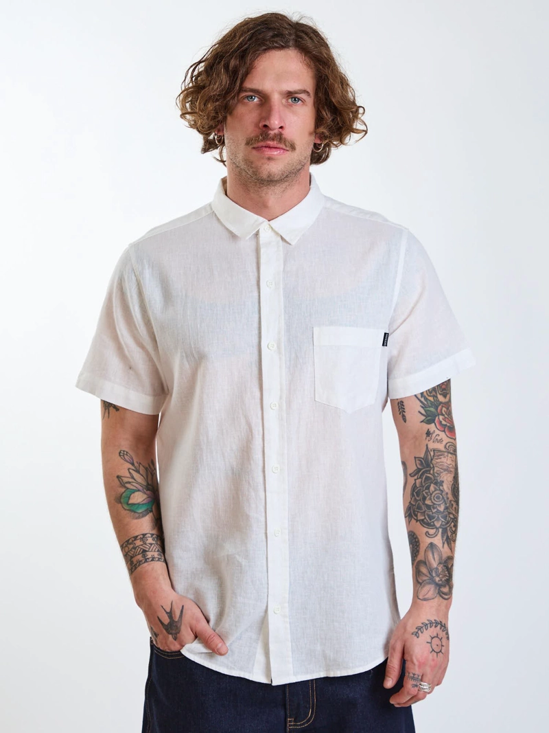 CAMISA MC KOA BLANCO HOMBRE MAUI AND SONS - 1