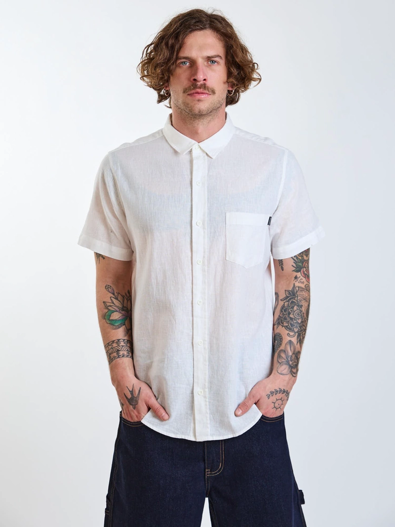 CAMISA MC KOA BLANCO HOMBRE MAUI AND SONS - 6