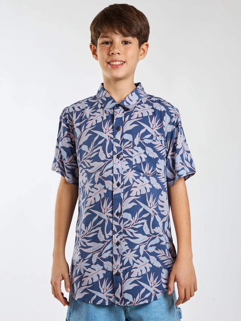 CAMISA MC BREEZO MULTICOLOR INFANTIL MAUI AND SONS - 1