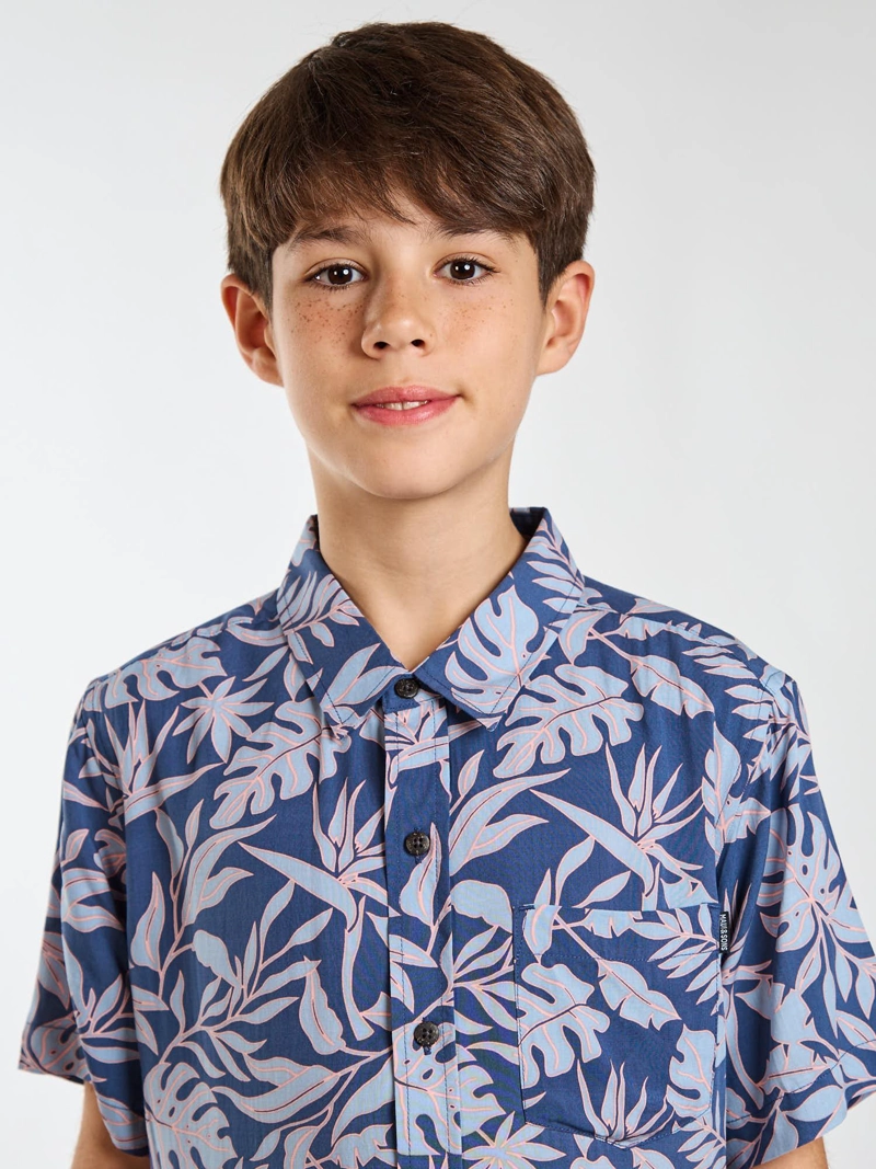 CAMISA MC BREEZO MULTICOLOR INFANTIL MAUI AND SONS - 4